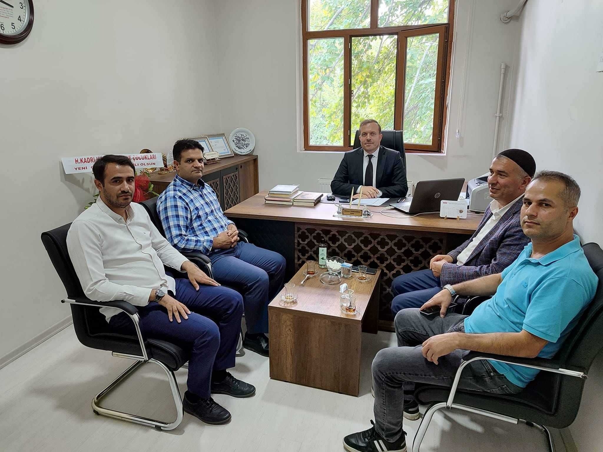 Müftü Hamzaoğluna hayırlı olsun ziyareti